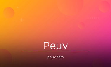 Peuv.com - Creative brandable domain for sale