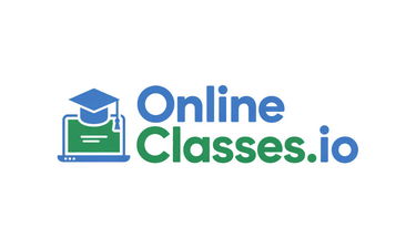 OnlineClasses.io - Creative brandable domain for sale