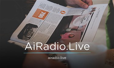 AiRadio.Live - Creative brandable domain for sale