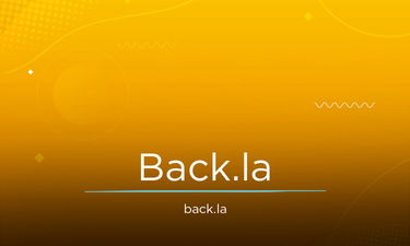 Back.la - Creative brandable domain for sale