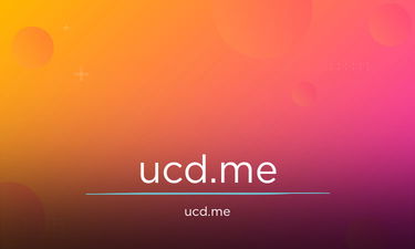 Ucd.Me - Creative brandable domain for sale