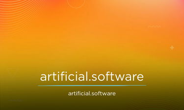 Artificial.software - Creative brandable domain for sale