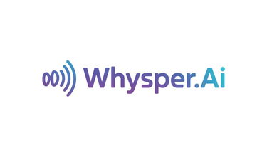 Whysper.ai - Creative brandable domain for sale