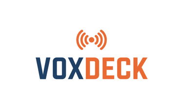 VoxDeck.com - Creative brandable domain for sale