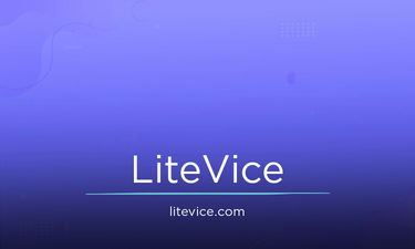LiteVice.com - Creative brandable domain for sale
