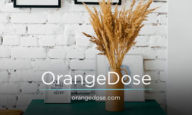OrangeDose.com - Creative brandable domain for sale