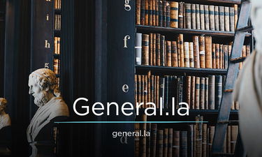 General.la - Creative brandable domain for sale