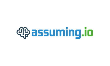 Assuming.io - Creative brandable domain for sale