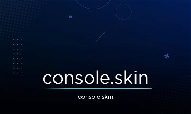 Console.skin - Creative brandable domain for sale