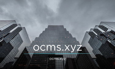 Ocms.xyz - Creative brandable domain for sale