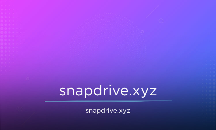 SnapDrive.xyz is for sale
