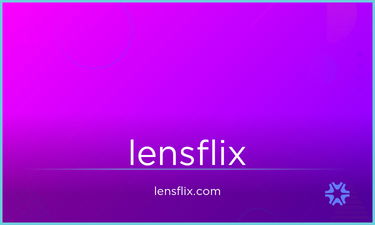 LensFlix.com - Creative brandable domain for sale