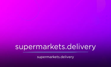 Supermarkets.Delivery - Creative brandable domain for sale