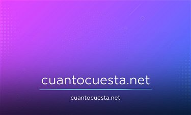 CuantoCuesta.net - Creative brandable domain for sale