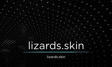 Lizards.skin - Creative brandable domain for sale