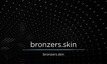 Bronzers.skin - Creative brandable domain for sale