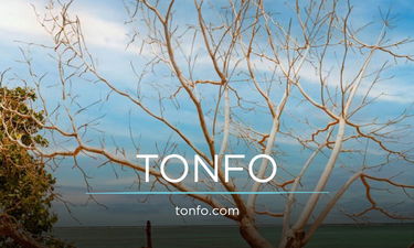 Tonfo.com - Creative brandable domain for sale