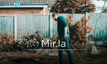 Mir.la - Creative brandable domain for sale