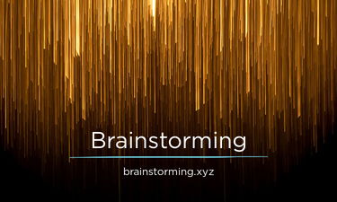 Brainstorming.xyz - Creative brandable domain for sale
