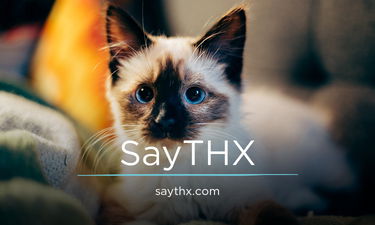 SayTHX.com - Creative brandable domain for sale