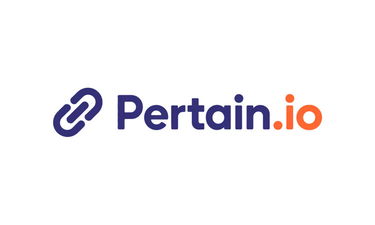 Pertain.io - Creative brandable domain for sale