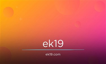 EK19.com - Creative brandable domain for sale