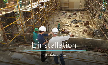 Linstallation.com - Creative brandable domain for sale