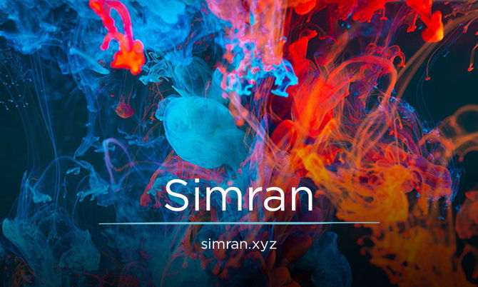 Simran.xyz