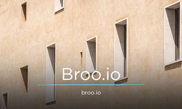 broo.io - Creative brandable domain for sale