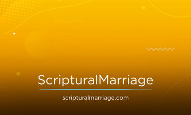 ScripturalMarriage.com - Creative brandable domain for sale