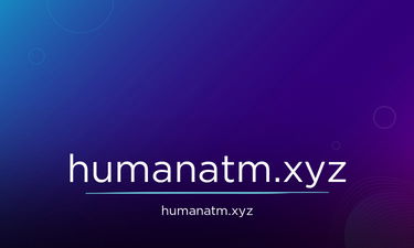 HumanATM.xyz - Creative brandable domain for sale