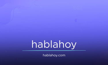HablaHoy.com - Creative brandable domain for sale
