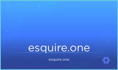 Esquire.one - Creative brandable domain for sale