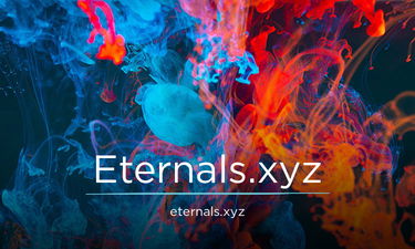 Eternals.xyz - Creative brandable domain for sale