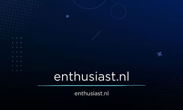 Enthusiast.nl - Creative brandable domain for sale