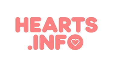 Hearts.info - Creative brandable domain for sale