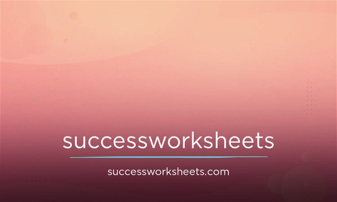 SuccessWorksheets.com