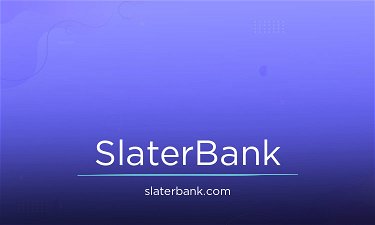 SlaterBank.com - Creative brandable domain for sale