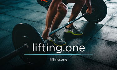 Lifting.One - Creative brandable domain for sale