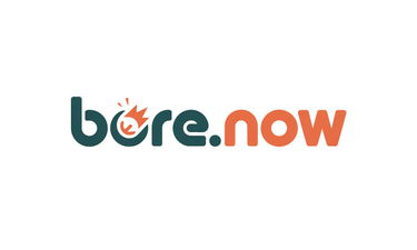 Bore.now - Creative brandable domain for sale