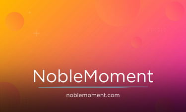 NobleMoment.com - Creative brandable domain for sale
