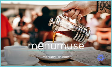 MenuMuse.com - Creative brandable domain for sale