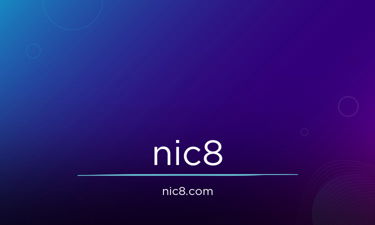 NIC8.com - Creative brandable domain for sale