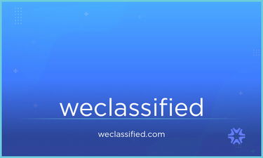 WeClassified.com - Creative brandable domain for sale