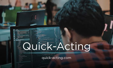 Quick-acting.com - Creative brandable domain for sale