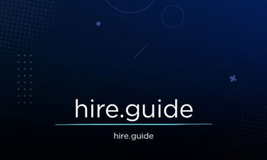 Hire.guide - Creative brandable domain for sale