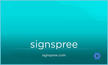 SignSpree.com - Creative brandable domain for sale