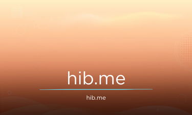 Hib.me - Creative brandable domain for sale