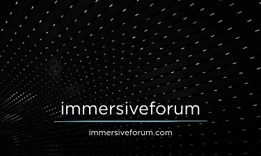 ImmersiveForum.com - Creative brandable domain for sale
