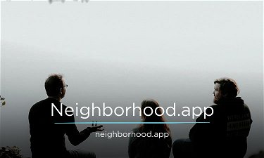 Neighborhood.app - Creative brandable domain for sale